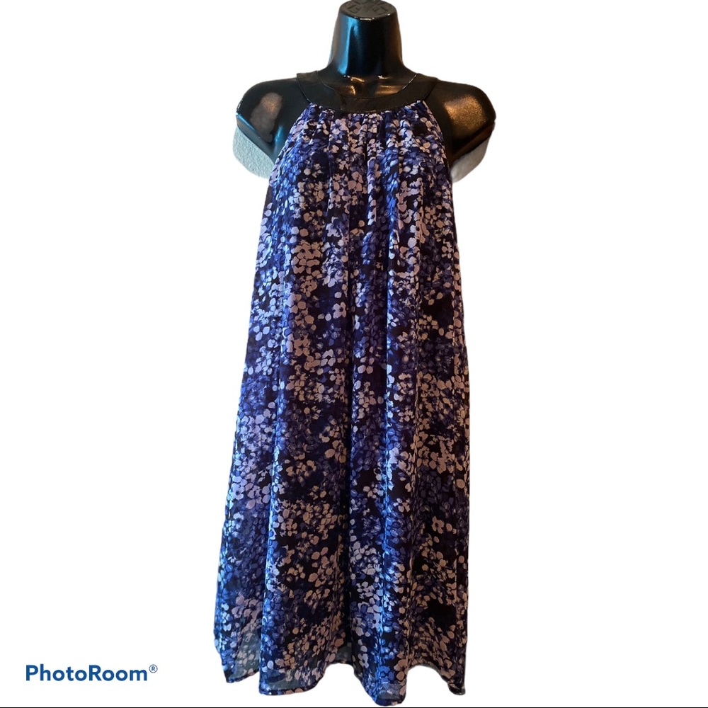 4/$20 Charming Charlie faux leather halter dress